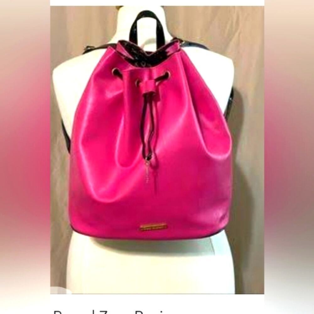 JUICY COUTURE‎ Backpack Fuscia Hot Pink Bag Summer Travel School Gym Barbiecore
